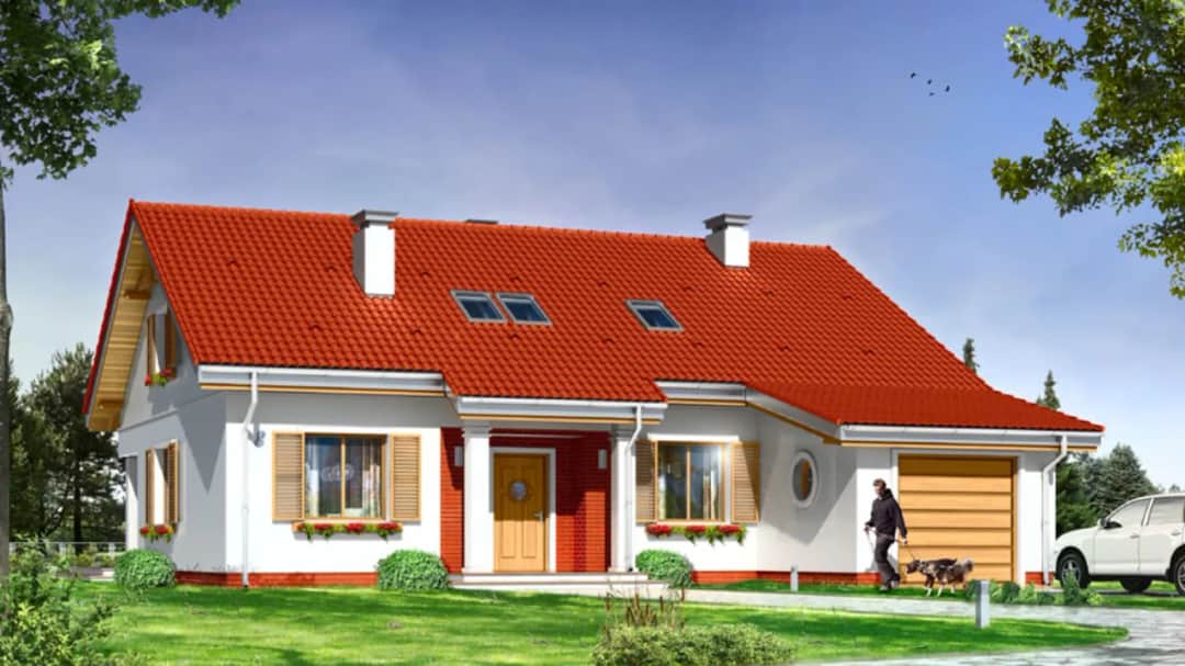 Dom z czerwoną dachówką: jak stworzyć stylowy i trwały projekt