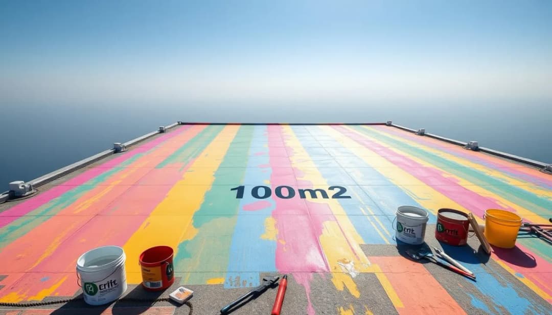 Ile farby na 100m2 dachu? Kluczowe informacje o zużyciu i rodzajach pokryć